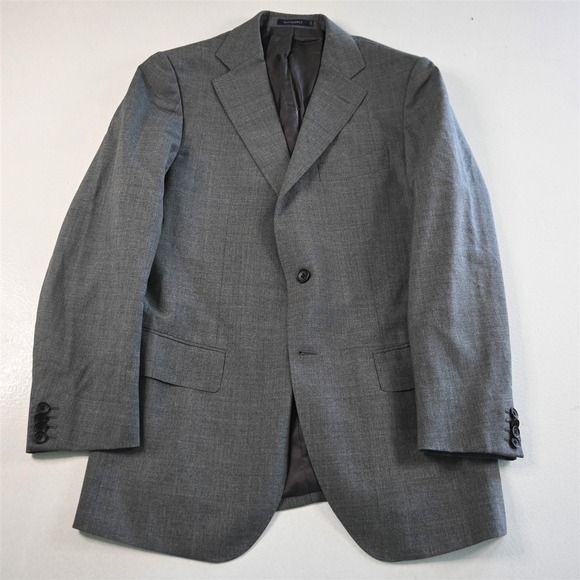 Suitsupply 42R Vitale Barberis Rustic Tropical Wool Lazio Slim Suit Jacket Coat